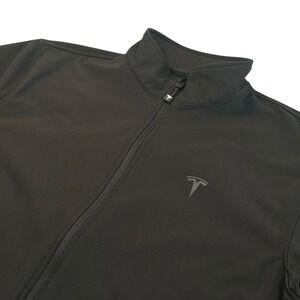 Official Tesla Motors Employee Softshell Jacket Men's Size XXL 2XL Black
